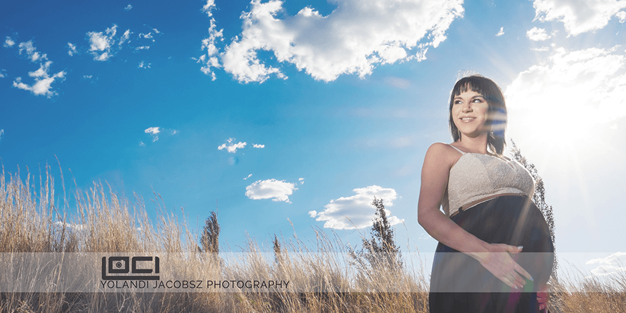 Banner for Professional Maternity Photography on location blog by Yolandi Jacobsz of Loci Photography professional portrait photographer