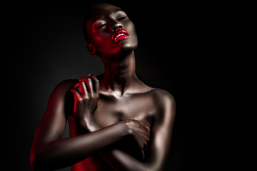 An example of lovely editorial work done for Broncolor Lighting, in studio, by Loci Photography