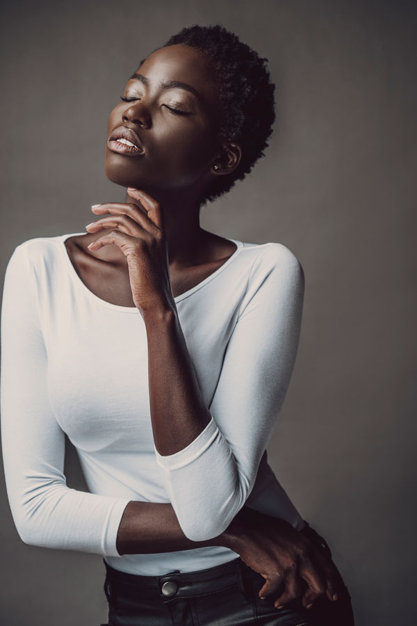 An example beautiful black models, having their portfolio testshoots done by Loci Photography