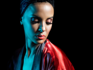 An example of beauty work done for the portfolios of makeup artists, shot by Loci Photography