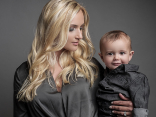 Moody, modern studio family portraits done by Loci Photography Moody, modern studio family portraits done by Loci Photography