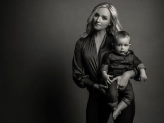 Moody, modern studio family portraits done by Loci Photography Moody, modern studio family portraits done by Loci Photography