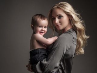 Moody, modern studio family portraits done by Loci Photography Moody, modern studio family portraits done by Loci Photography