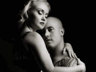 Couple boudoir done beautifully at the Loci Photography studio in Pretoria.