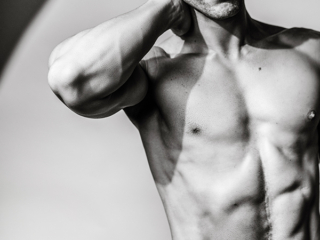 Black and white image showing fitness photography for wellness experts in Pretoria by Loci Photography
