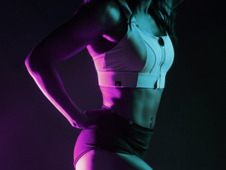 Stunning fitness images done in studio by photographer Yolandi Jacobsz from Loci Photography