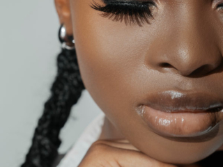 Fashion and beauty shot of young black girl done in studio by Loci Photography