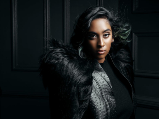 Dark and moody portfolio image of young girl professionally photographed by Yolandi Jacobsz of Loci Photograhu