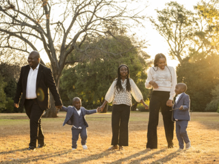Lovely family sessions done during sunset hour photographed professionally by Loci Photography