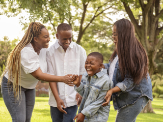 The best moments between siblings during professional family photoshoots done in Johannesburg by Loci Photography