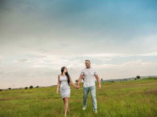 Image of young couple during family photography done on location in Kempton Park by Pretoria photographer Yolandi Jacobsz of Loci Photography