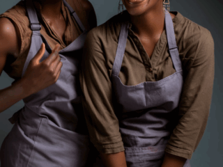 Doing branding photography for chefs at the Loci Photography studio.