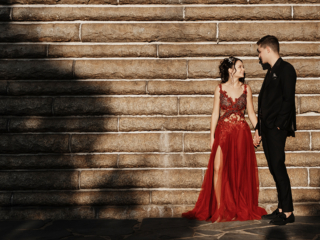 Couple shots during matric dance photo sessions taken at the Voortrekker Monument in Pretoria photographed by Yolandi Jacobsz from Loci Photography.