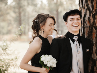 Fun moments during matric dance sessions of couples in Pretoria photographed by Loci Photography.