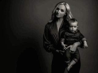 Gorgeous baby photography done modernly by Loci Photography.