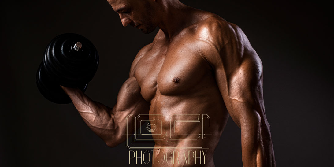 The fitness shoot done in studio by Loci Photography