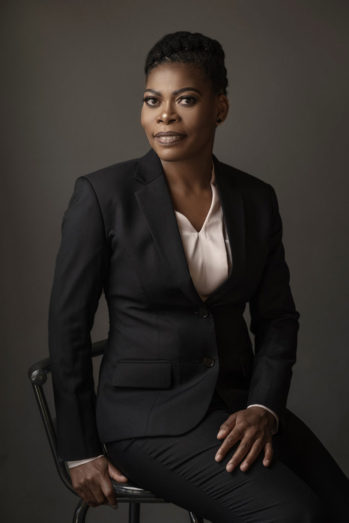 Image of woman in the Loci studio for professional corporate photography