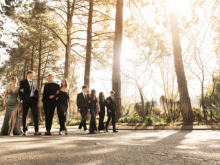 Stunning matric dance groups shot during matric dance sessions shot by Loci Photography.