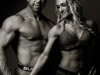 Fitness photography done professionally in studio for couples by Loci Photography in Pretoria