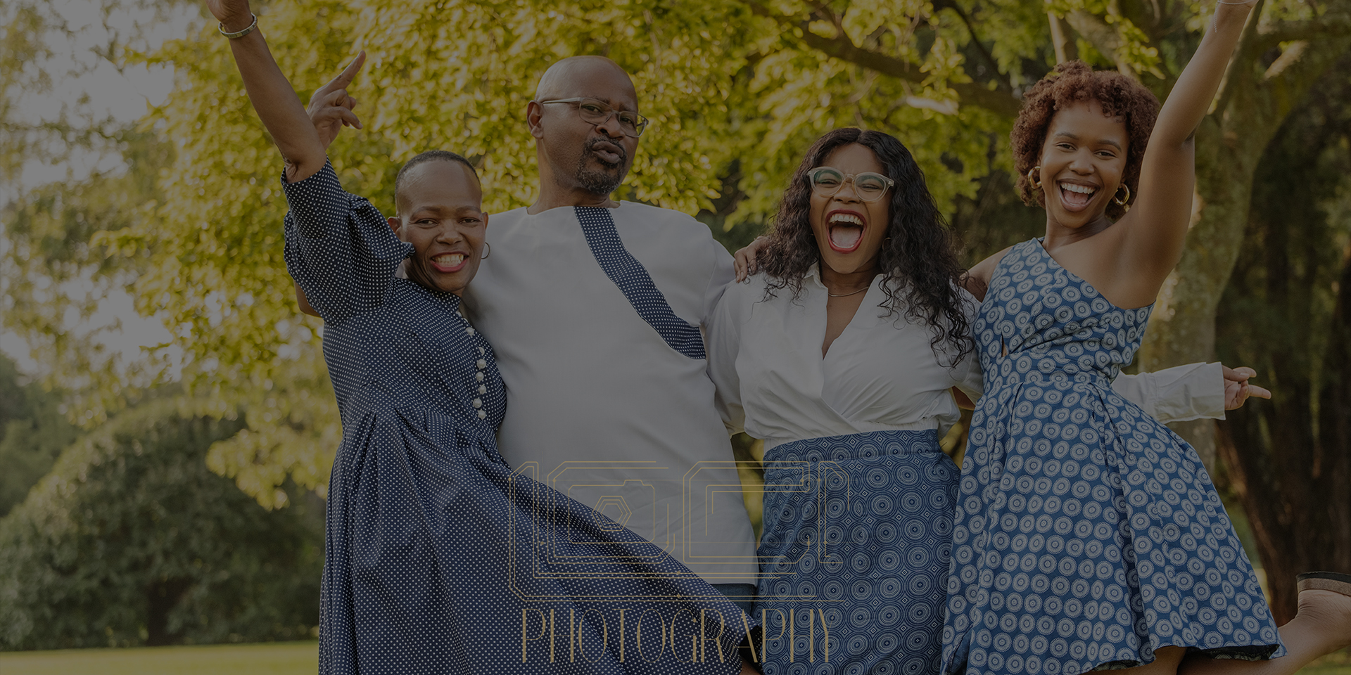 Blog header image for family shooting in the Pretoria Botanical Gardens blog on the Loci Photography website