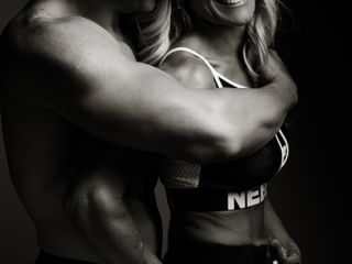 Fitness photography done professionally in studio for couples by Loci Photography in Pretoria