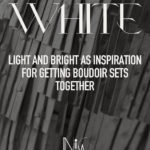 Pinterest image for choosing white as an inspiration for lingerie boudoir sets in the Loci Photography studio.