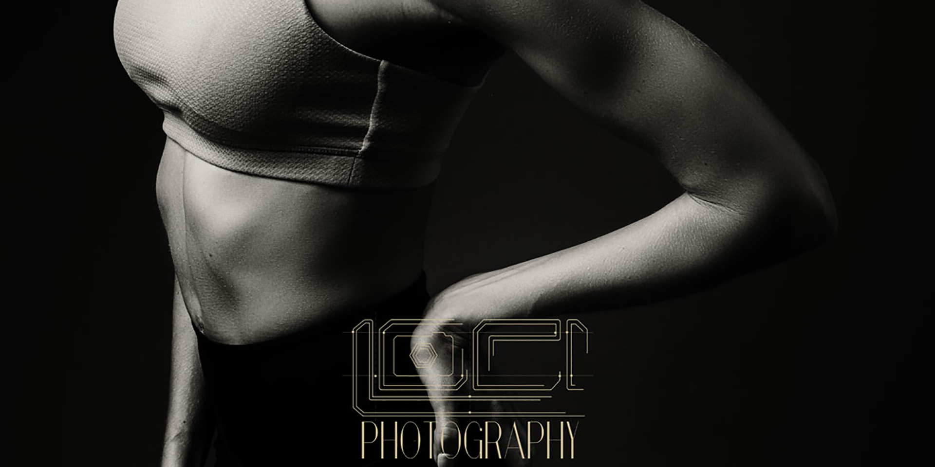 Blog header image of incredible fitness photography done by Loci Photography in studio