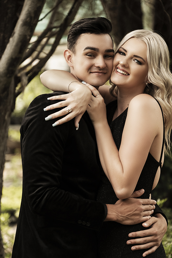 A matric dance photoshoot done at the Green Olive Nursery in Roodeplaat - captured by Loci Photography