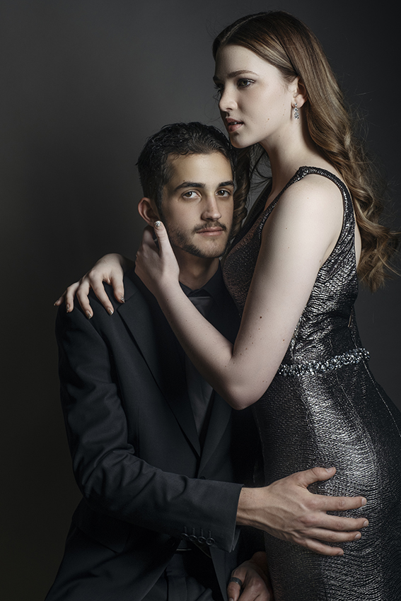 Image of a matric dance photographed in studio by Loci Photography
